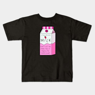 Cute Strawberry Milk Kids T-Shirt